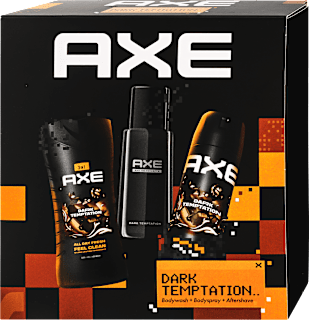Férfi ajándékcsomag, Dakr Temptation AXE