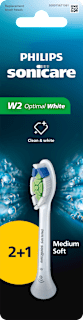 Zamjenska glava za električnu četkicu W2 Optimal White - Medium Soft (2 + 1) Philips Sonicare