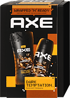 Férfi ajándékcsomag, Dark temptation AXE