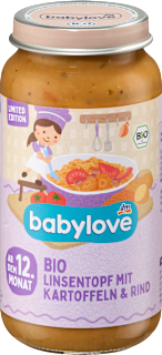 Menü Linsentopf mit Kartoffeln & Rind ab dem 12. Monat babylove