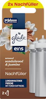 Lufterfrischer Minispray eins Sensual Sansalwood & Jasmine Nachfüllpack (2 x 10ml) glade