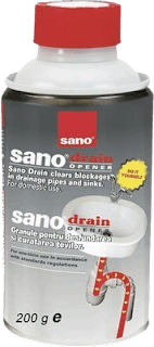 Soluție desfundare țevi granule sano