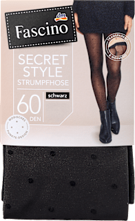Štrample Secret Style, crne, 42, 60 den Fascino