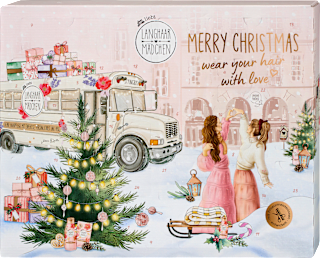 Adventskalender 2026 MERRY CHRISTMAS wear your hair with love LANGHAARMÄDCHEN