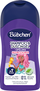 Kinder Shampoo, Duschgel  & Spülung Meereszauber, Reisegröße Bübchen