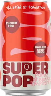 Limonade Granatapfel-Himbeere SUPER POP
