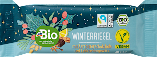 Winterriegel Zartbitter & Lebkuchengewürz dmBio
