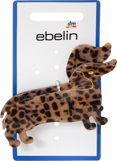 Haarklammer Dackel, Leo-Muster ebelin