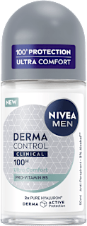 Derma Control CLINICAL roll-on dezodorans za muškarce - Ultra Comfort NIVEA MEN