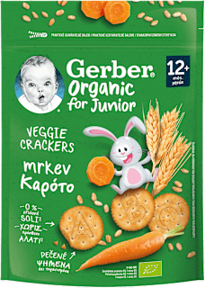 Krekeri za djecu s okusom mrkve Gerber Organic