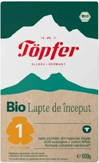 Formulă lapte praf de început BIO 1+ Töpfer