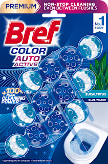 Zawieszka do WC Color Auto Active Eukaliptus, 3x50g Bref