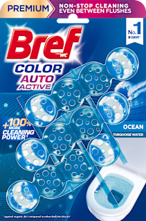 Zawieszka do WC Color Auto Active Ocean, 3x50g Bref
