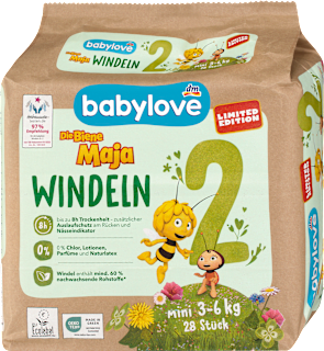 Öko pelenka mini, 2-es méret, 3-6 kg babylove