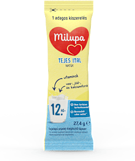 Tejes ital tejalapú anyatej-kiegészítő tápszer, natúr 12. hónapos kortól Milupa