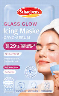 Gesichtsmaske Glass Glow Icing Maske (2x8 ml) Schaebens