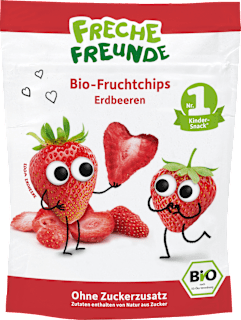 Kindersnacks Fruchtchips Erdbeere ab 3 Jahren Freche Freunde