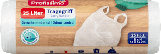 Müllbeutel 25 l mit Tragegriff Profissimo