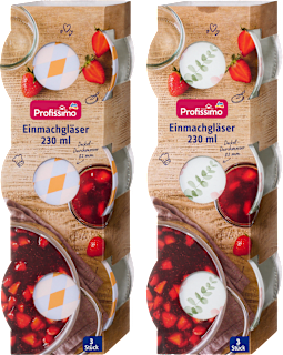 Einmachgläser 230ml Profissimo