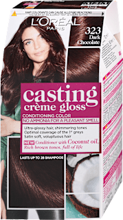 Barva za lase, 323 Temna čokolada L'ORÉAL PARiS casting CRÈME GLOSS