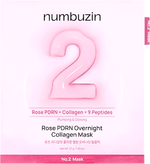 hydrogelová pleťová maska 2 Rose PDRN numbuzin