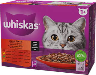 Mokra hrana za mačke – Klasični obroci, 12 x 85 g whiskas