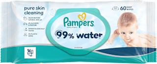 Șervețele umede cu 99% apă Pampers