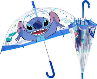 Ombrello con stampa Stitch Perletti