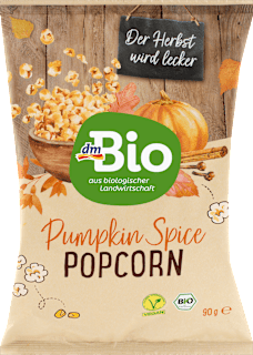 popcorn s dýňovým kořením dmBio