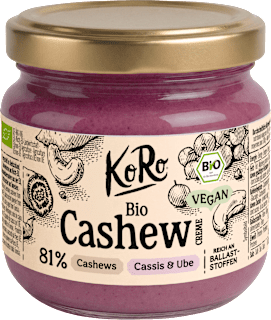 Cashew Creme mit Cassis & Ube KoRo