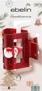 Haarklammer Schneemann ebelin