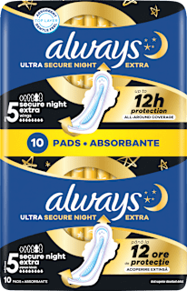 Дамски превръзки Ultra Secure Night Extra always
