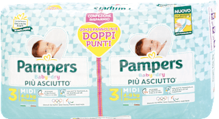 Pannolini Baby-dry taglia 3 midi Bipacco (4-9 kg) Pampers