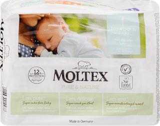 Pure pelenka, 1-es méret újszülötteknek, 2-4 kg Moltex
