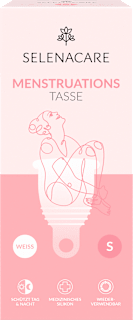Menstruationstasse Weiß, Gr. S SELENACARE