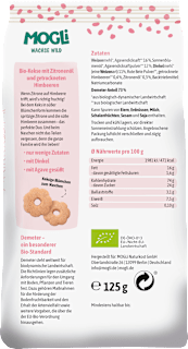 Kinderkekse Zitrone mit Himbeere MOGLi