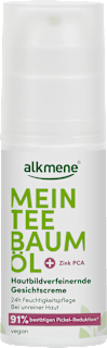 Gesichtscreme Hautbildverfeinernd  Mein Teebaumöl alkmene