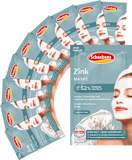 Gesichtsmaske Zink (10 St, 2x5 ml) Schaebens