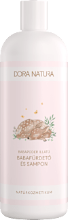 Babafürdető és sampon, babapúder illattal DORA NATURA