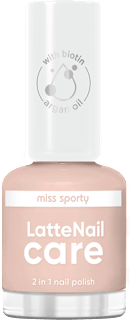 Körömlakk, Nail Latte Care - 040 Light Beige miss sporty