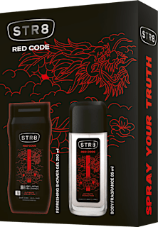 Red Code tusfürdő és body fragrance ajándékcsomag STR8