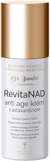 Pleťový krém proti vráskam RevitaNAD s astaxantínom Dr. Sandra