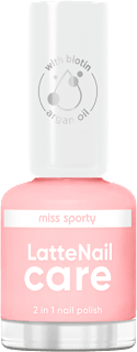 Körömlakk, Nail Latte Care - 010 Transparent Pink miss sporty