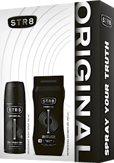 Original tusfürdő és deo spray ajándékcsomag STR8