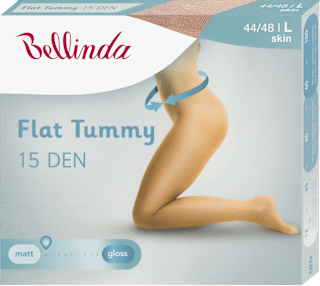 punčochové kalhoty FLAT TUMMY tělové vel. L Bellinda