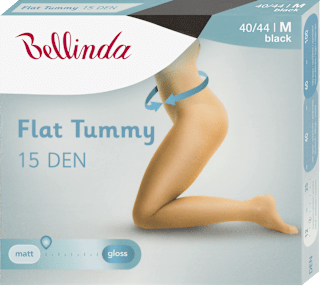 punčochové kalhoty FLAT TUMMY černé vel. M Bellinda