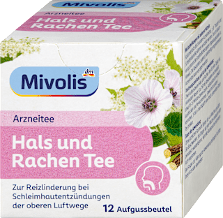 Arzneitee, Hals & Rachen Tee (12 Beutel) Mivolis