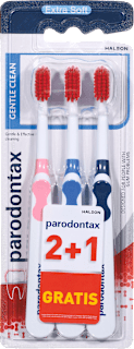 Zobna ščetka Gentle Clean, Extra Soft, več barv parodontax