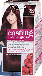 Barva za lase, 360 Črna češnja L'ORÉAL PARiS casting CRÈME GLOSS