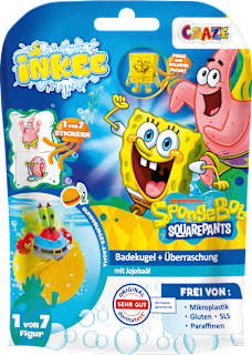 Badezusatz Kinder Badebombe Golden Spongebob sortiert CRAZE